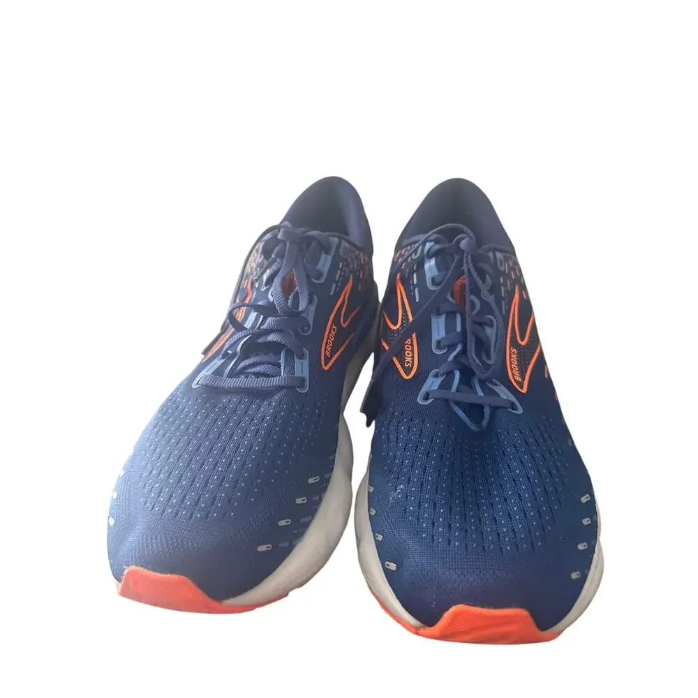 Brooks Men's Glycerin GTS 20 Running Shoes Blue Orange Size 14 D p